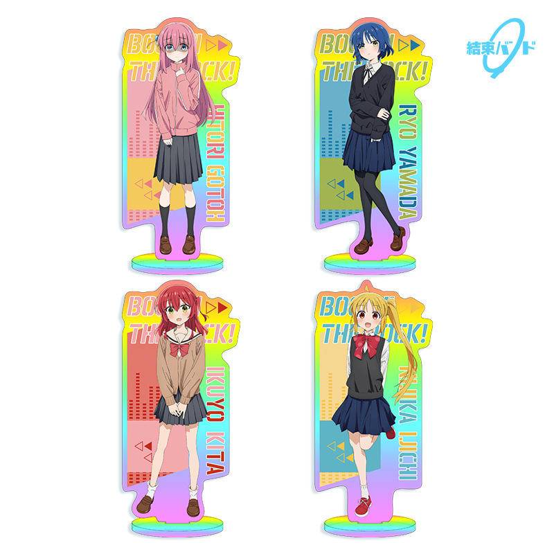 New Anime Bocchi The Rock Figure Cosplay Laser Acrylic Stands Gotou ...