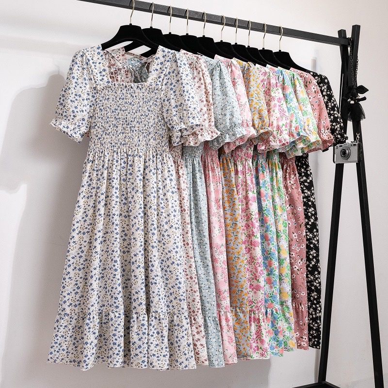 knee length dresses for ladies Sweetie Pie Polka Dot Retro Gown main image 1