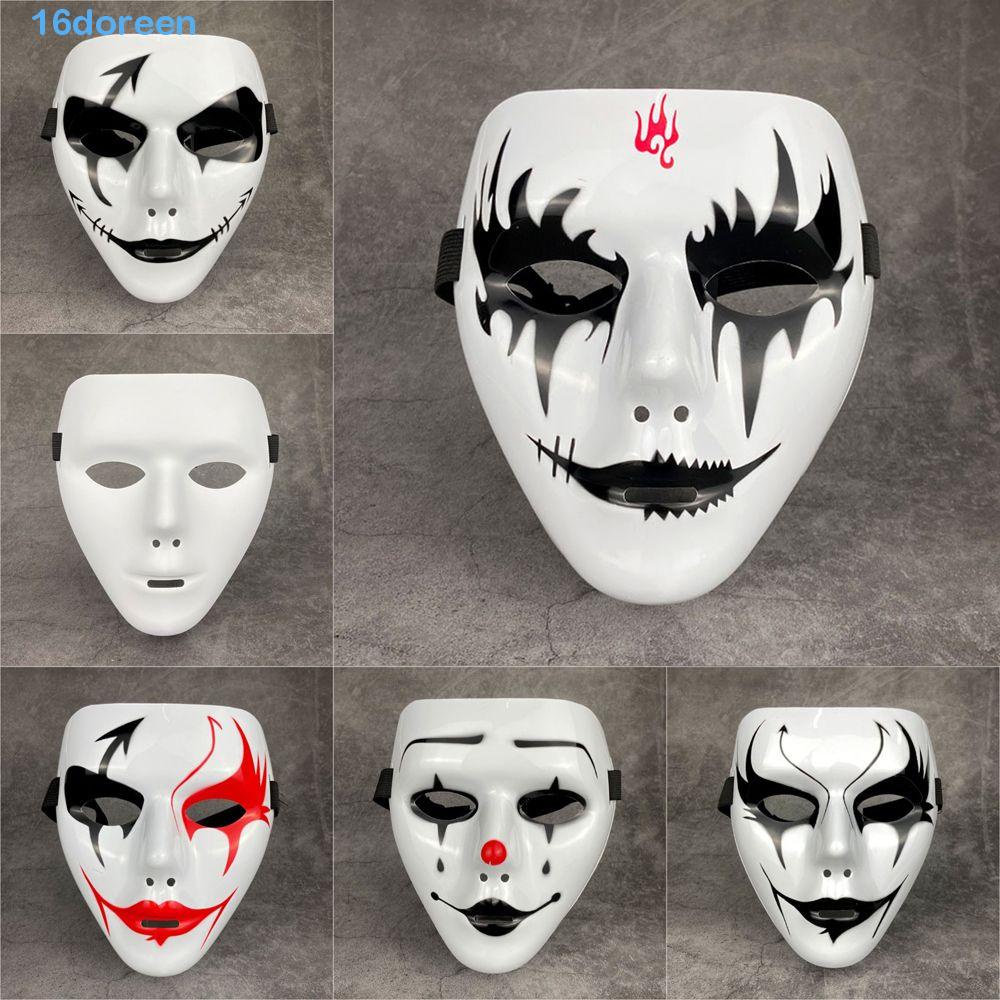 DOREEN Full Face Mask Men Women Hip Hop Party Ghost Adult Kids Horror ...