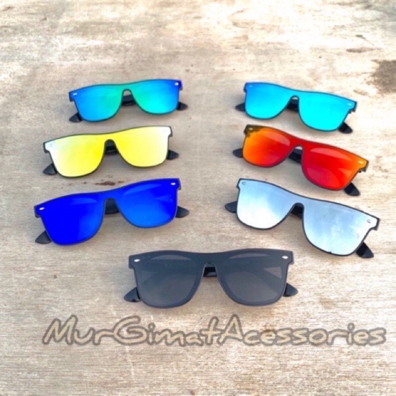 READY STOCK JUSTIN BLAZE POLARISED 440 UV PROTECTION FRAME FLAT TRENDY SUNGLASES UNISEX MEN WOMEN CERMIN MATA LELAKI Shopee Malaysia
