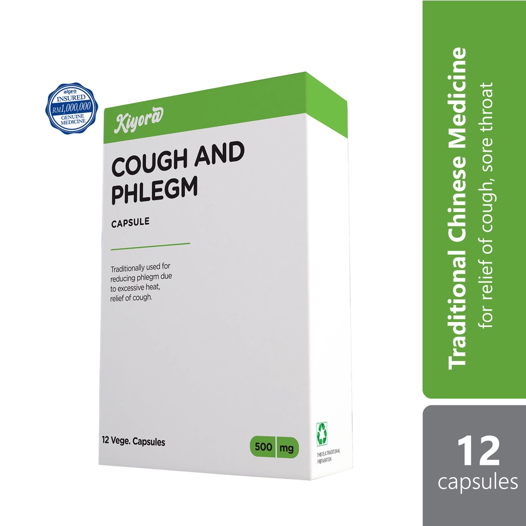 Kiyora Cough & Phlegm Sore Throat & Phlegm Relief (12s) Shopee Malaysia