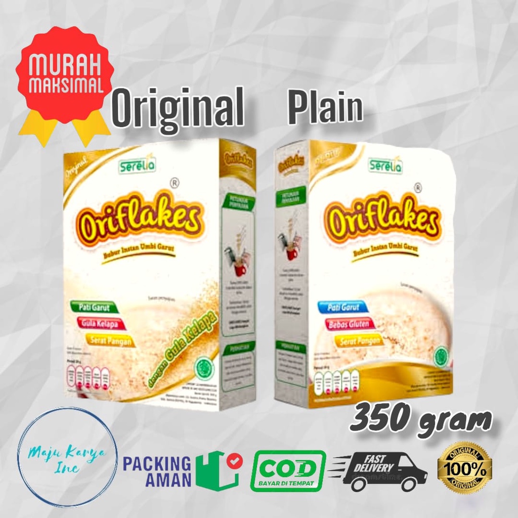 Oriflakes Original Garut Tuber Cereal Solution Gastric Acid Ulcer 350