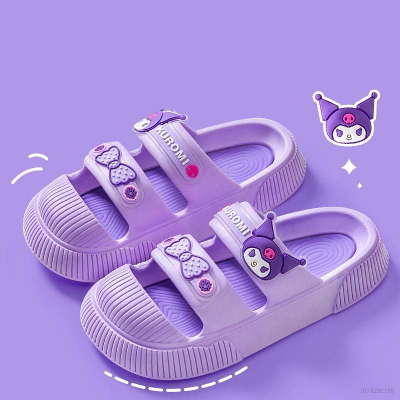AG Sanrio Kuromi slippers Cinnamoroll Melody Hello Kitty Summer female ...