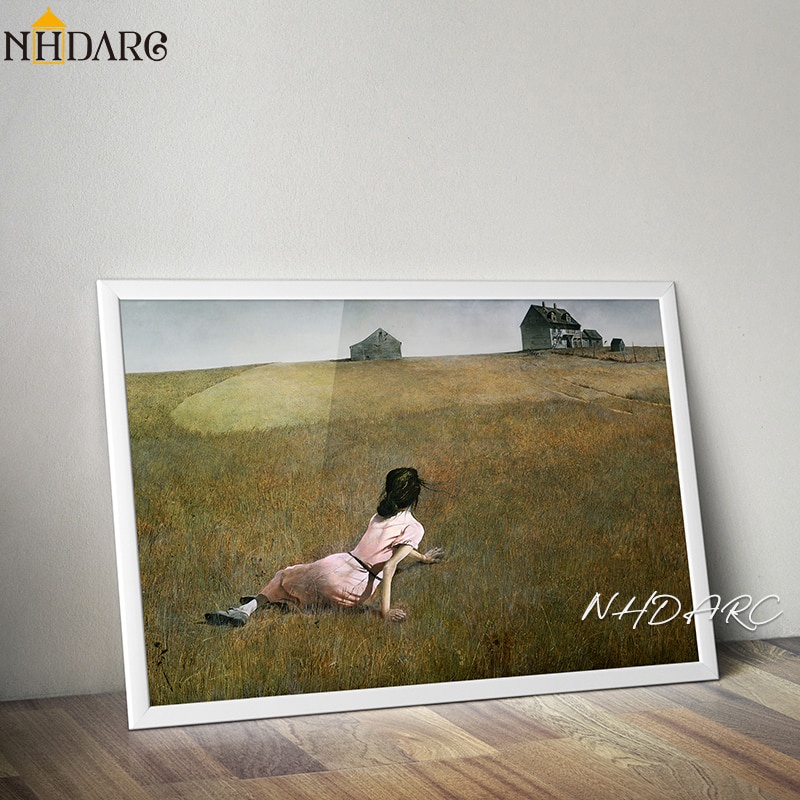 thumbnail image 2 of Christina’s World By Andrew Wyeth – Giclee Canvas Art Print, Framed, 1542 2 of 6