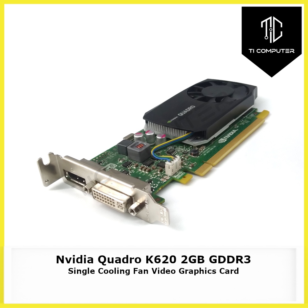 Nvidia Quadro K620 2GB 128bits GDDR3 Single Cooling Fan Used Graphic ...