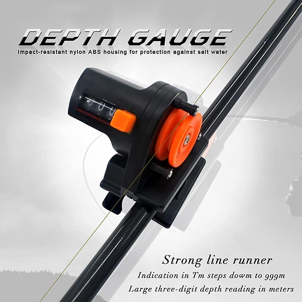 Fish Finder Wire Gauge 0999M Portable Meter Length Counter Tool Tackle
