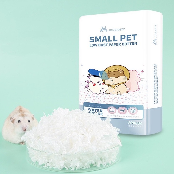 Illustration of Natural Fiber Hamster Bedding