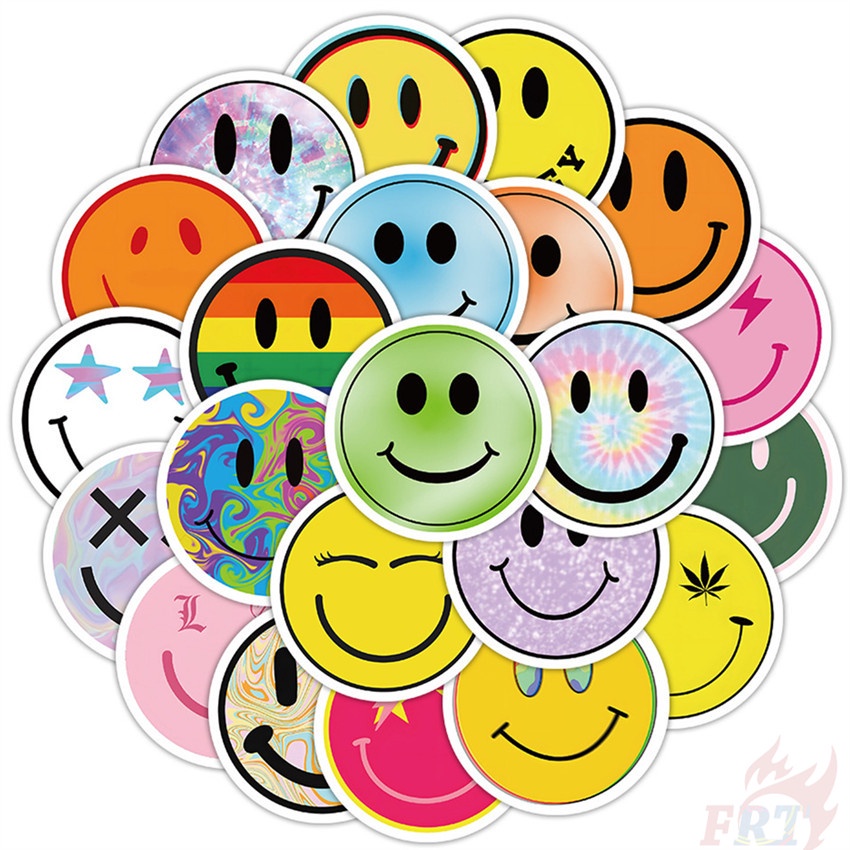50Pcs/Set Smiling World Series 04 Stickers DIY Fashion Waterproof ...