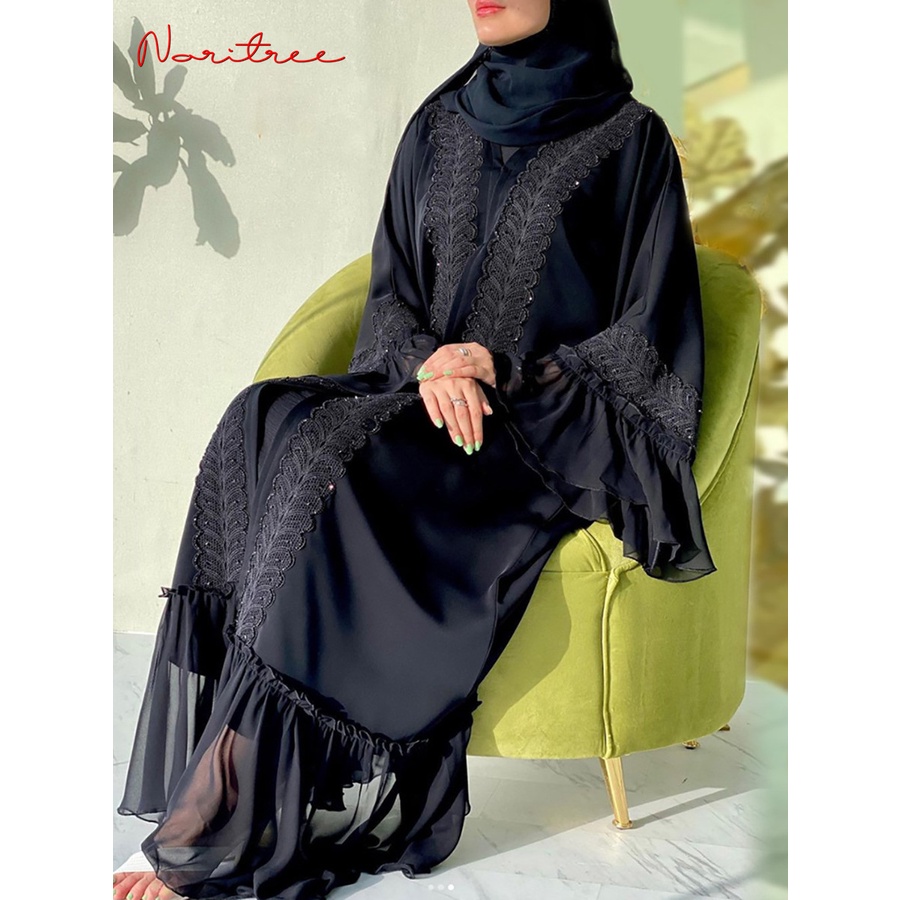 Vestido Longo Ramadan Abaya Islam Arabic Muslim Modest Long Dress For ...
