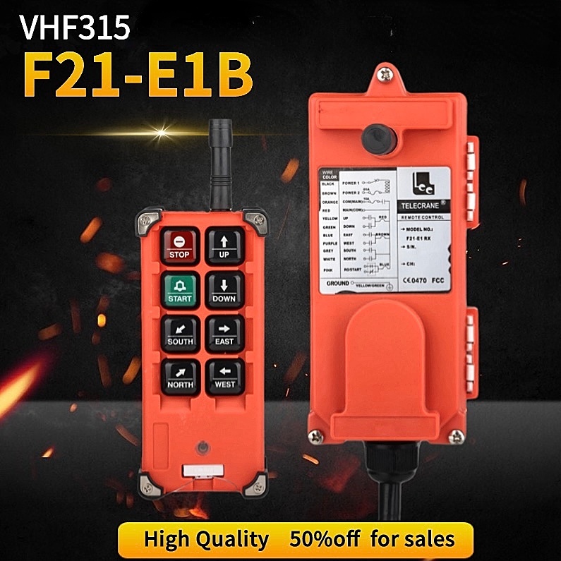 12 24 110 220 380v Industrial Remote Control Switches Hoist Crane