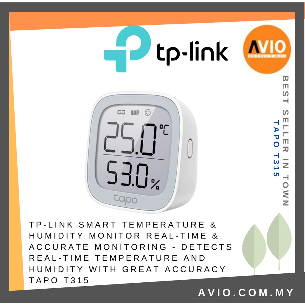 TP-LINK Tplink Smart Real Time & Accurate Temperature & Humidity ...