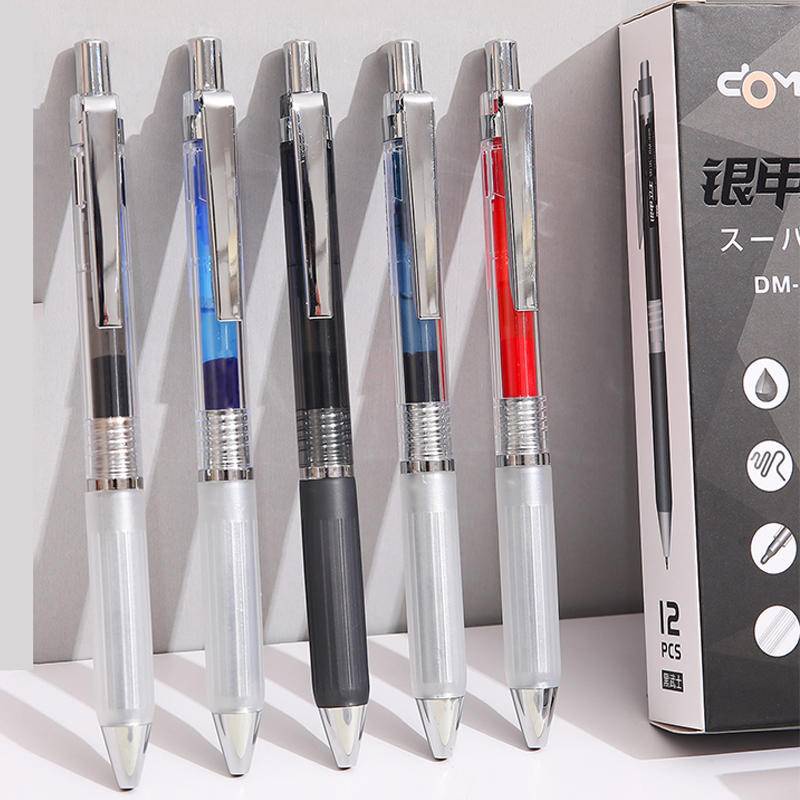 Silver Sign Pens non-slip Gel Pen 0.5mm Refill Japan Black Blue Red Ink ...