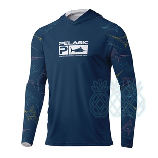 Pelagic Fishing Shirt Summer UV Protection Fishing Clothes Men Roupa De  Pesca T-shirt Breathable Quick-drying Fishing Jersey