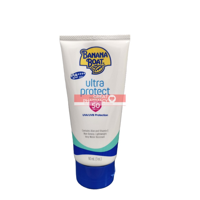 Banana Boat Ultra Protect Sunscreen Lotion Sunblock SPF50 90ml (Exp ...