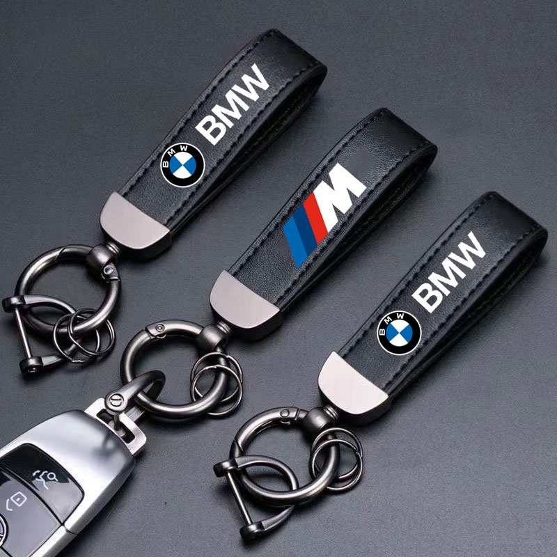 BMW Car Keychain High Grade Leather High Quality Key Chain For M Performance E46 E39 E60 E90 E92 E91 E84 E85 F20 F40 F30 F10 F45 F48Lci F15 F25 G01 G02 G05