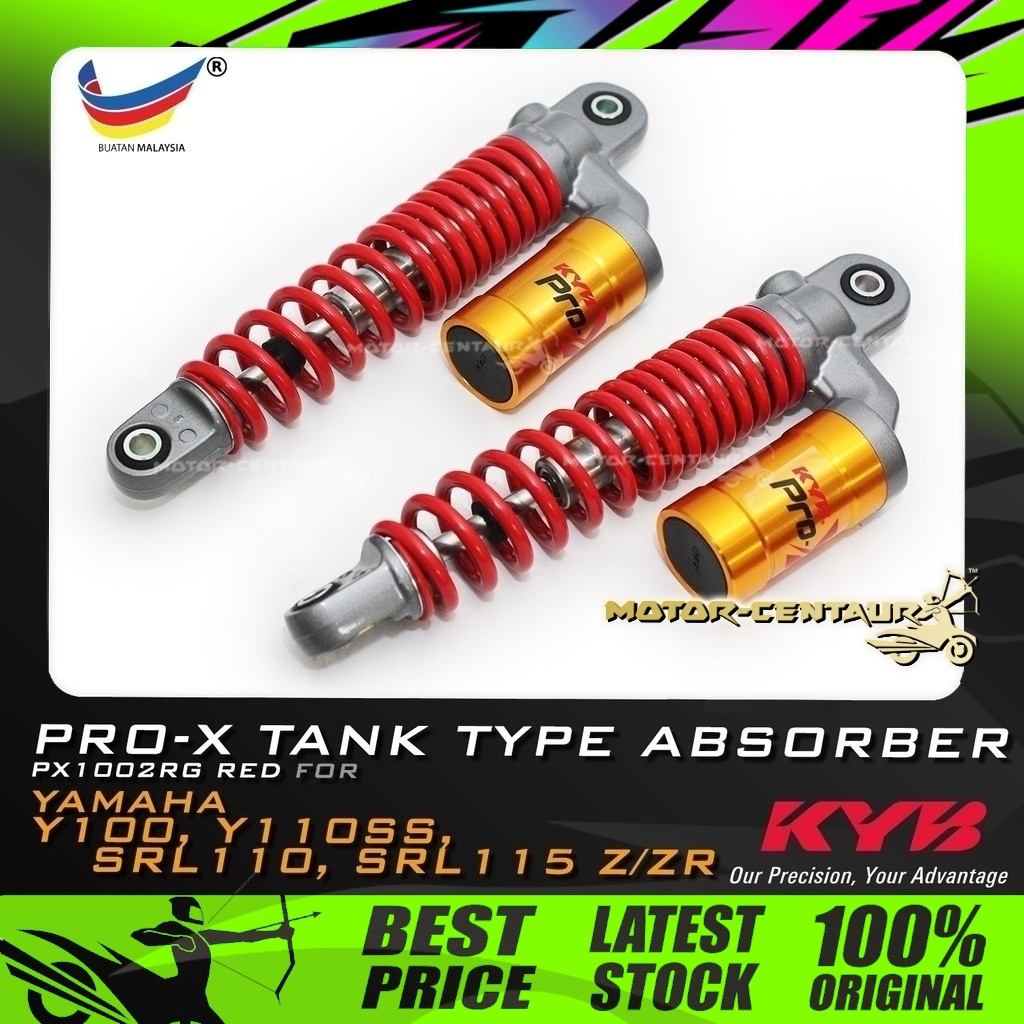 KYB KAYABA PRO-X REAR TANK TYPE SHOCK ABSORBER PX1002 RG YAMAHA LAGENDA