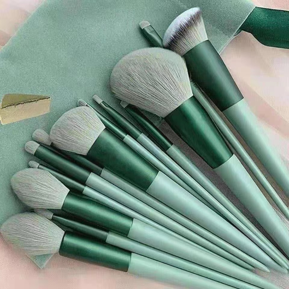 13pcs makeup brushes set with bag high quality foundation blush powder