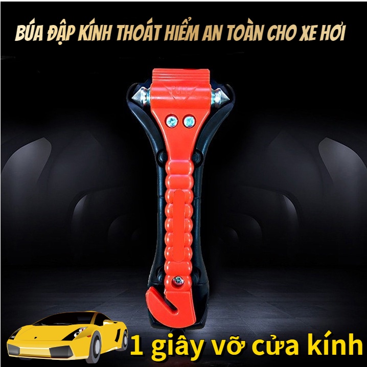 Car Helmet Glass Break Hammer, Glass Break Hammer For 1 Second, Safety