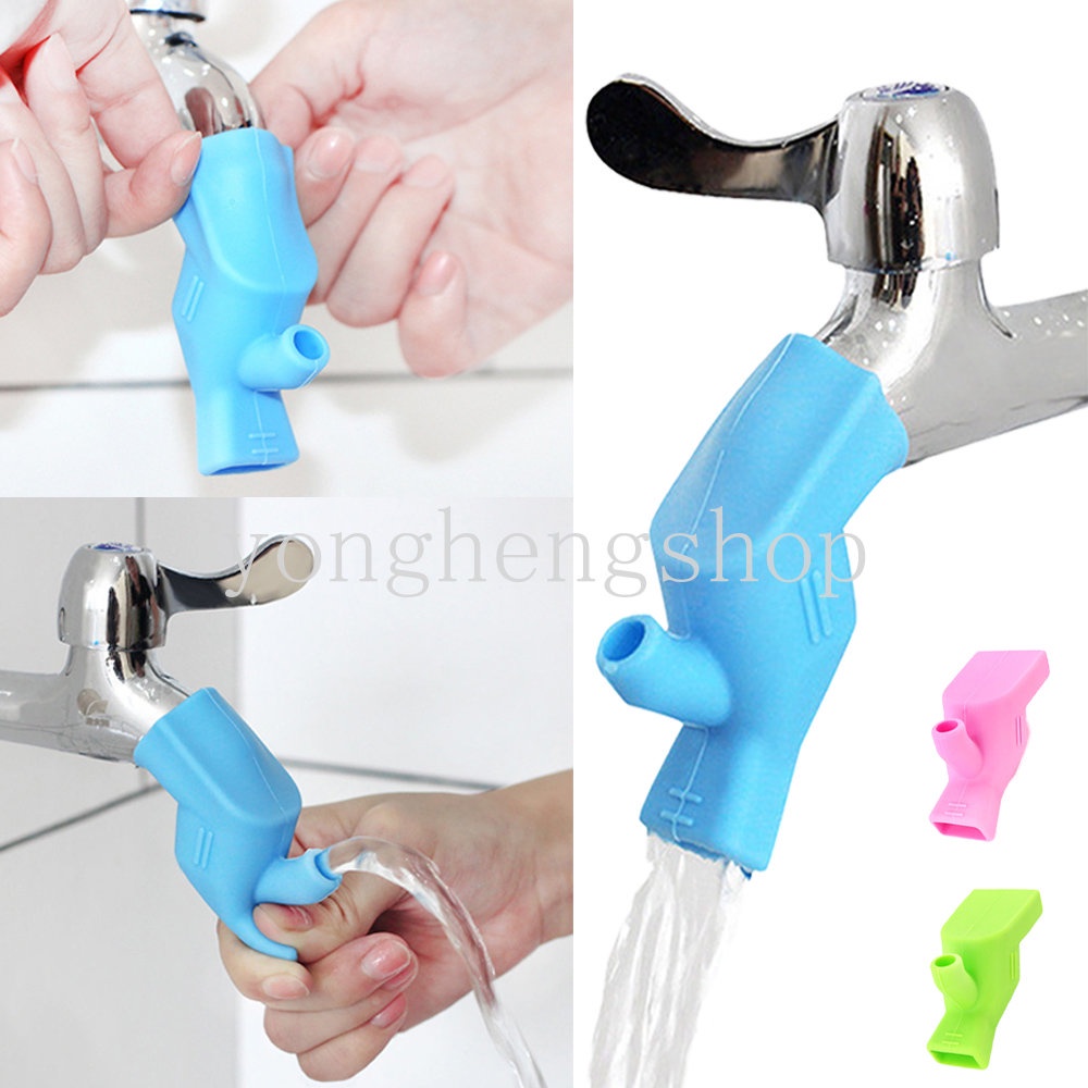 Rallonge De Robinet En Silicone Extensible – Lavage Enfants, évier, Salle De Bain