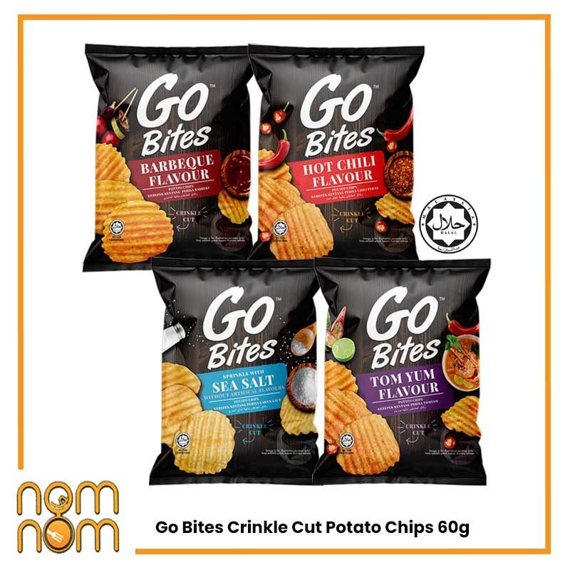 [HALAL] HARI HARI Go Bites Crinkle Cut Potato Chips 60g Nomnomallday ...