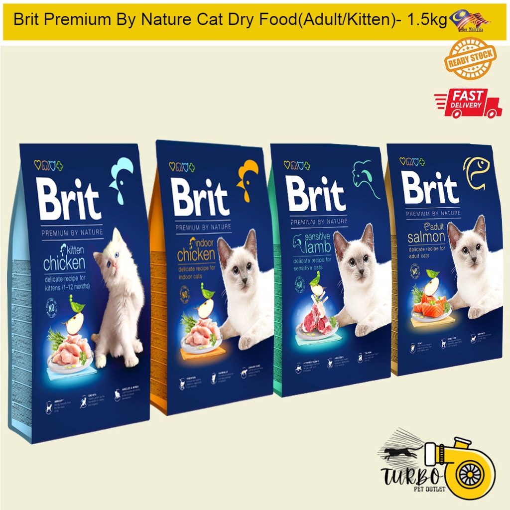 Brit Premium Dry Cat Food-1.5kg | Shopee Malaysia