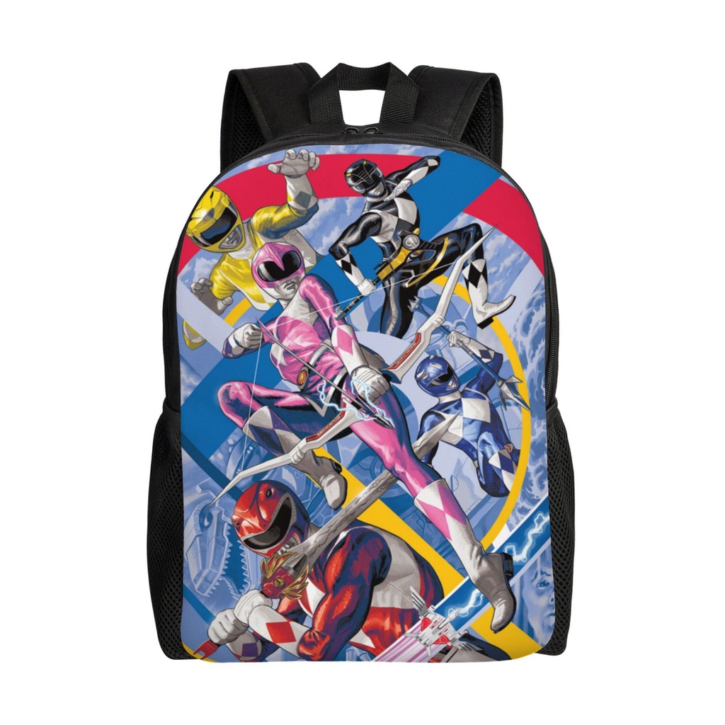 Power Rangers Backpack Teenager School Bag Canvas Notebook Backpack Bag Unisex Shopee Malaysia