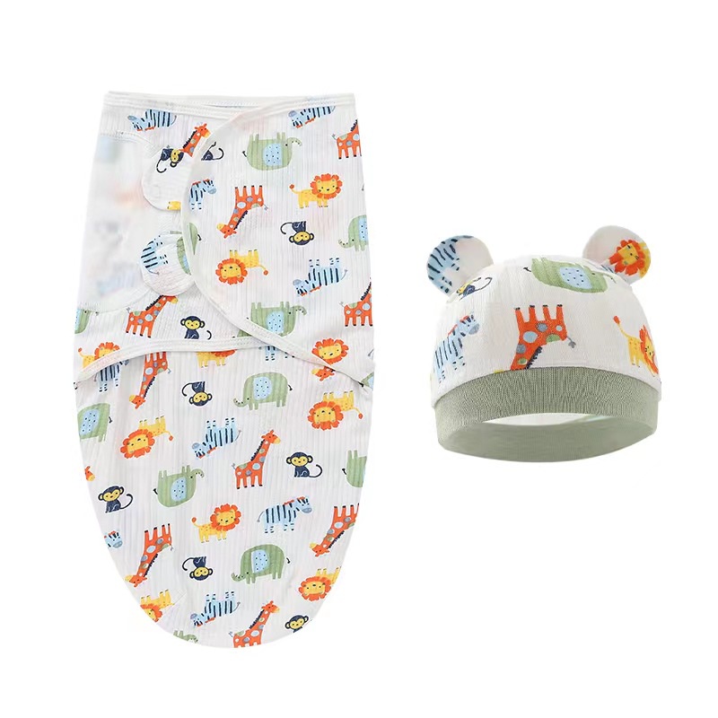 Neonatal Swaddling Blanket Baby Sleeping Bag Newborn Spring Silkworm