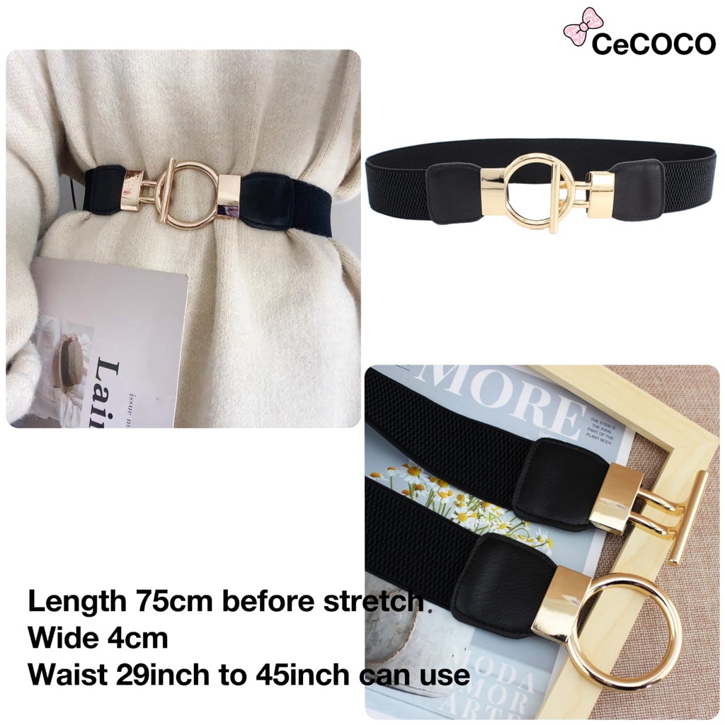 Zeena Belt Plus Size Elastic Belt Woman Women Plus Size Belt plus size woman tali pinggang perempuan plus size Shopee Malaysia
