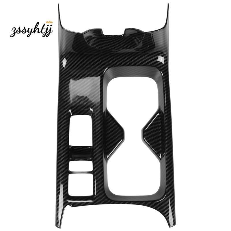 Car Carbon Fiber Center Console Water Cup Holder Cover Trim Stickers