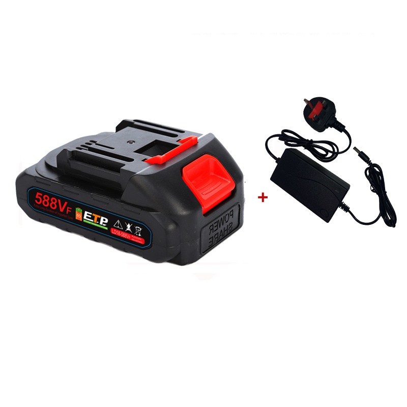 2Pcs Makita Rechargeable Lithium Battery 588VF 38600mAh Socket Impact