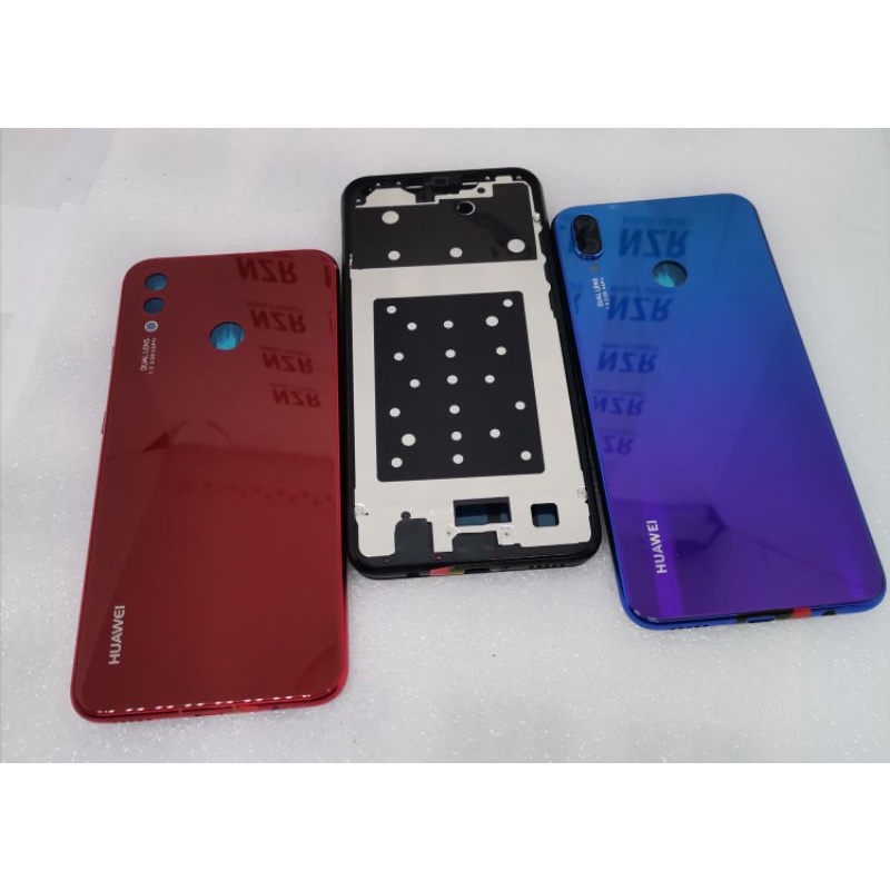 Huawei Nova 3i back glass & frame with lens with button on off