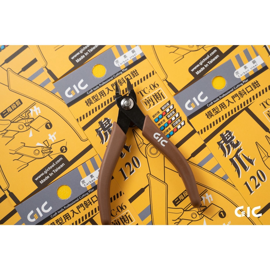 Taiwan GIC Tiger Claw 120 DoubleBlade Diagonal Pliers Cutters Pure