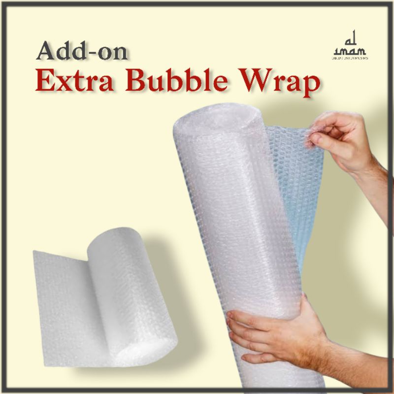Extra bubble wrap & extra protection for additional safer packing in