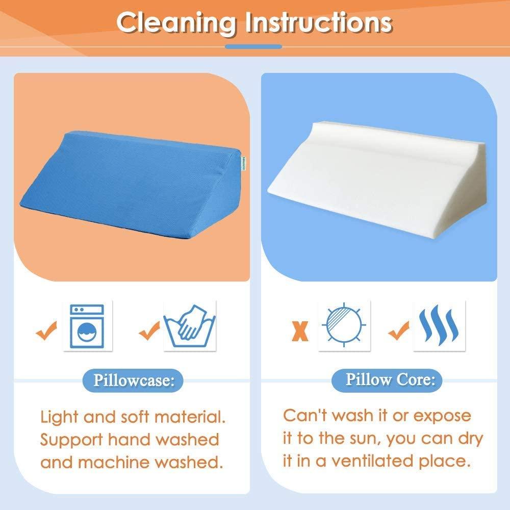 🇲🇾Triangle Wedge Pillow for Elderly Bedridden Patient High Density ...