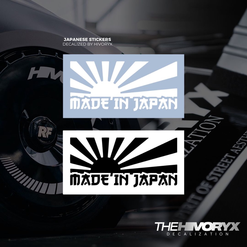 「MADE IN JAPAN」JDM JAPANESE CAR DECAL AUTOMOTIVE DIE CUT STICKER ...