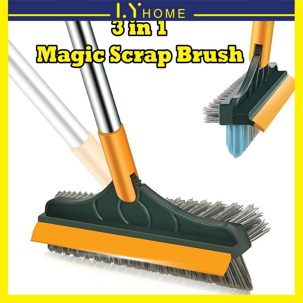 Magic Broom 3 In 1 Penyapu Lantai Floor Cleaning Brush Gap Scrub Brush ...