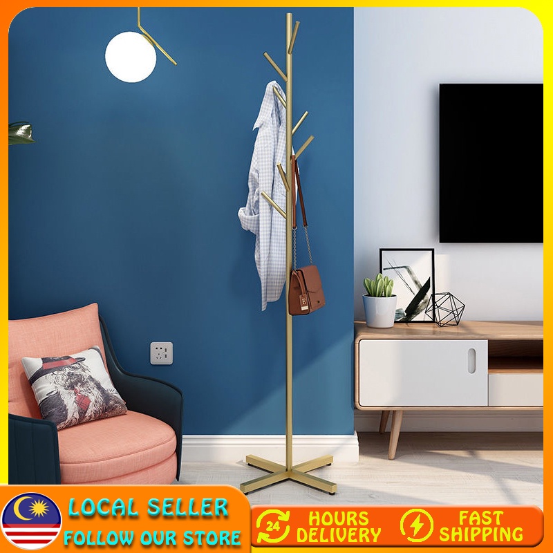 Nordic Household Clothes Rack Floor Hanging Clothes Rack Simple Clothes Rack Room Storage Rack