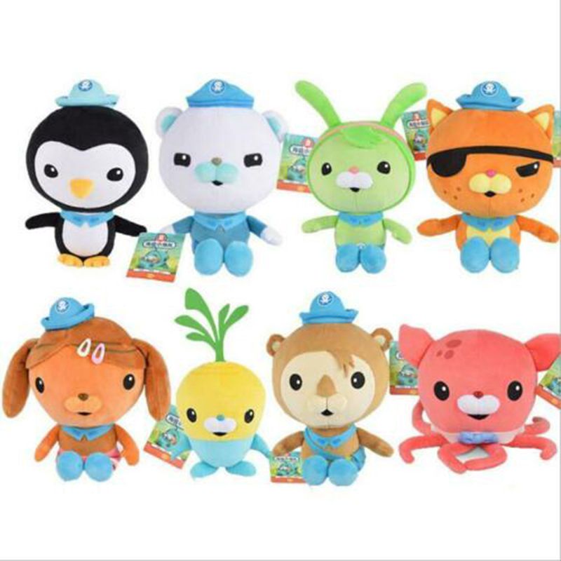 30cm Octonauts Barnacles Dashi Peso Tweak Shellington Inkling Tunip