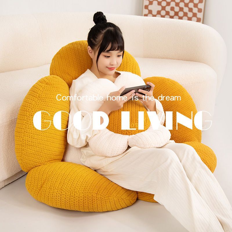 Flower Cushion Office Sedentary Student Fart Bay Window Petal Floor