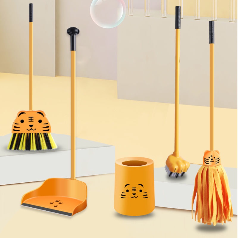 Children's broom dustpan set for baby pupils mop children mini broom
