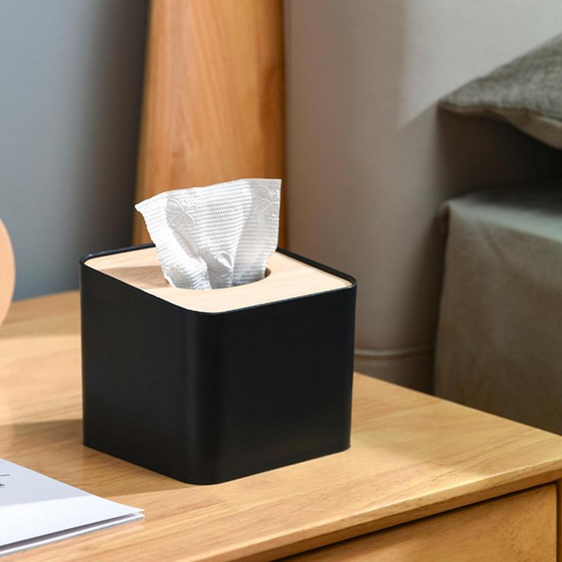 Home Tissue Paper Dispenser White Tissue Box Napkin Containers With