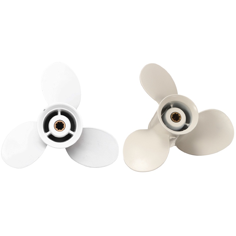 Ship Engine Outboard Propeller 3-Bladed Rotary Paddle & for Yamaha 9.9 ...