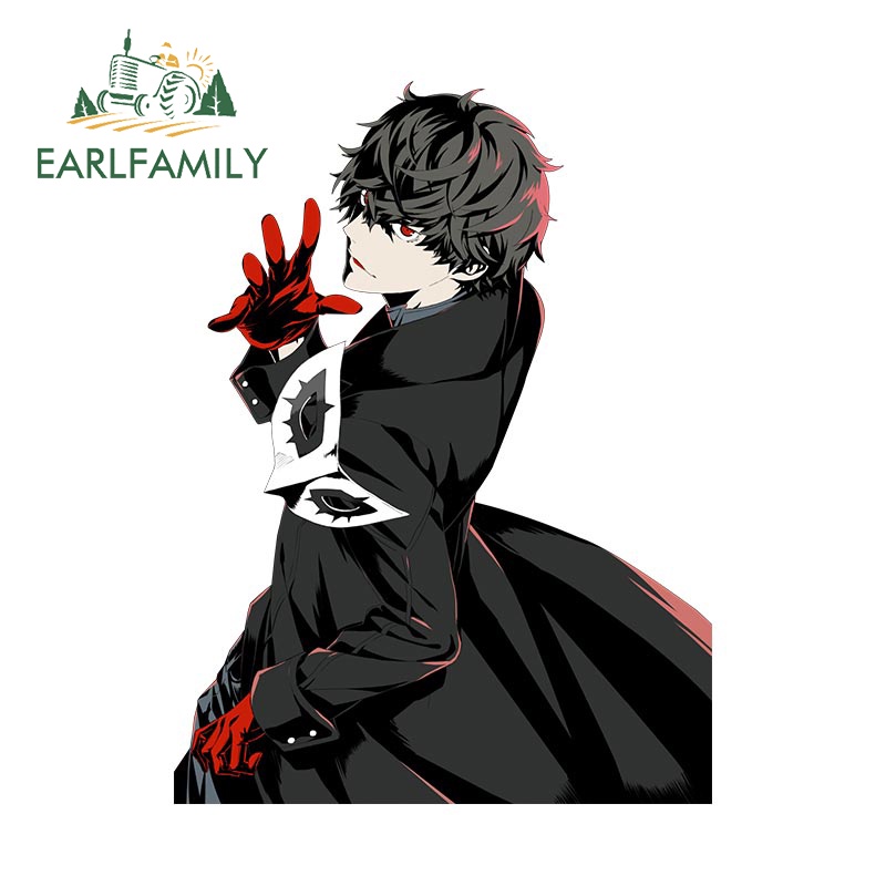 EARLFAMILY 13cm Persona Car Sticker Fashionable Occlusion Scratch Truck ...