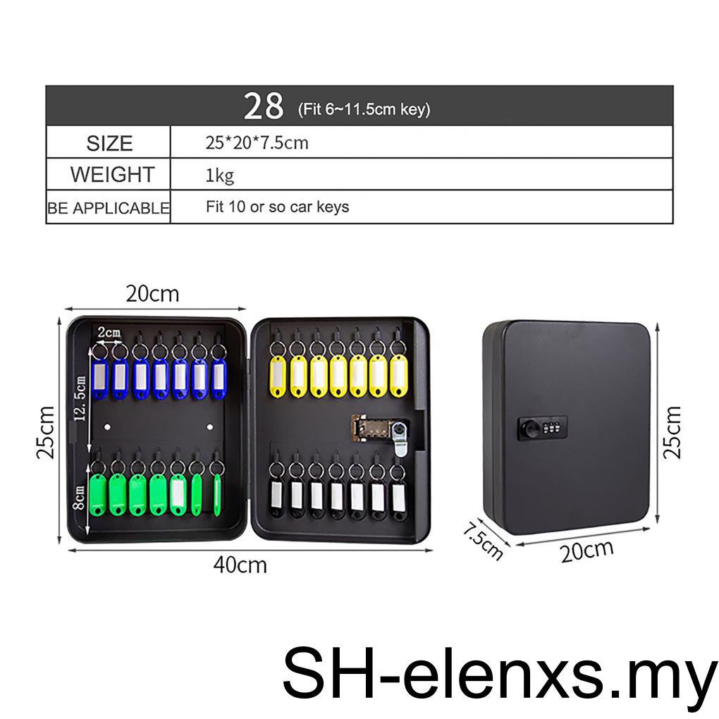 Key Home Office Safety Storage Holder Lock Box Locking