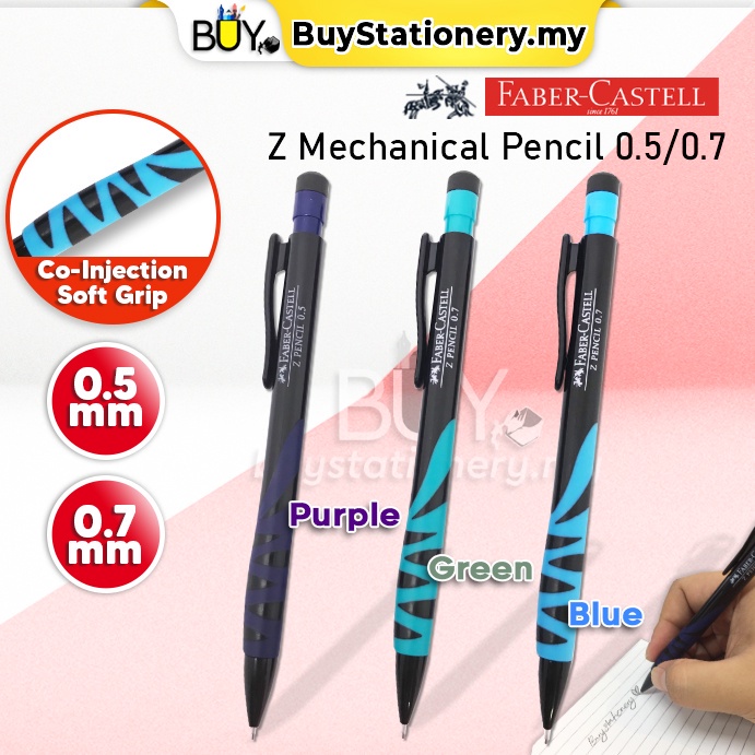 Faber Castel Z Mechanical Pencil Pensil Tekan 0.5 0.7-(1s/Pkt) Pensel ...