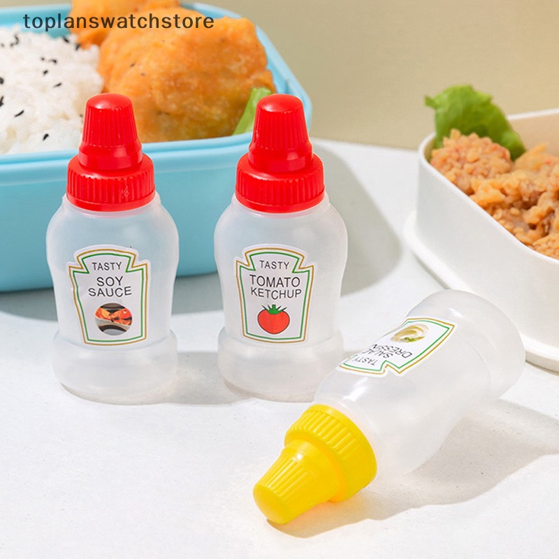 toplan Mini Portable Small Sauce Container Tomato Gravy Salad Dressing