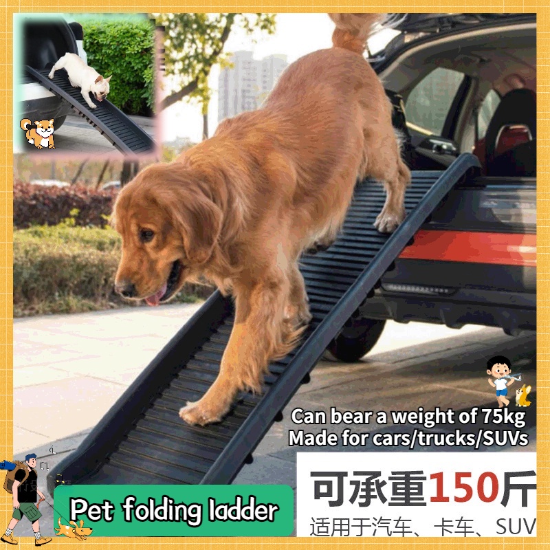 Popular Pet Folding Ladder Dog Ramp Ladder Dog Ramp Non Slip Plastic ...