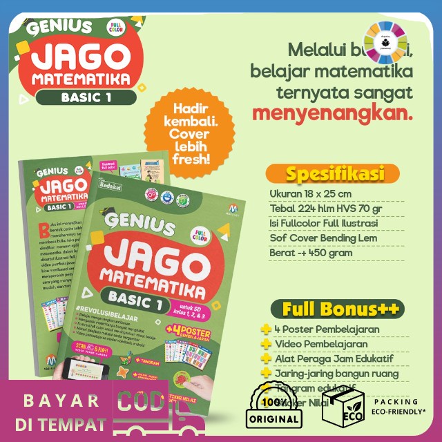 Genius Learning Book Basic Mathematics 1 - ziyadbooks | Shopee Malaysia