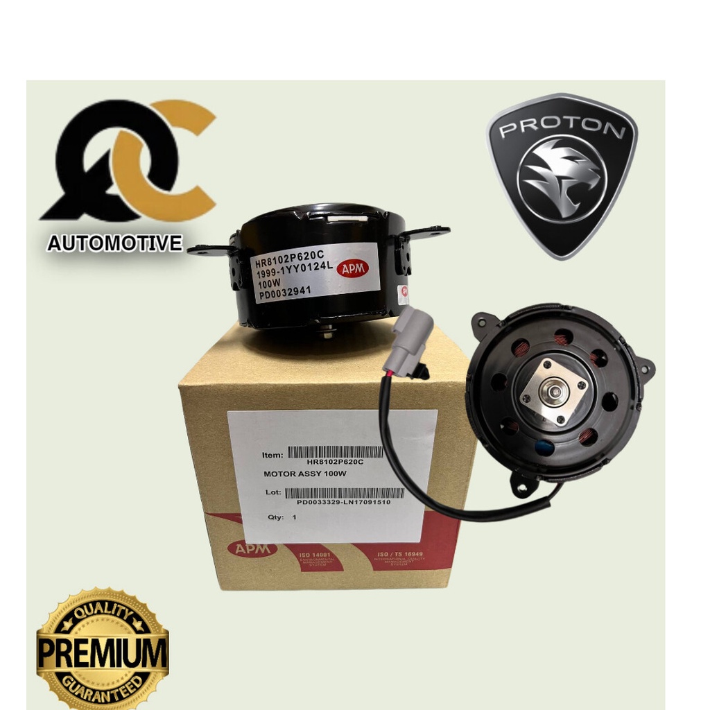 6 MONTH WARRANTY APM Radiator Fan Motor Proton Exora Bold CFE Turbo