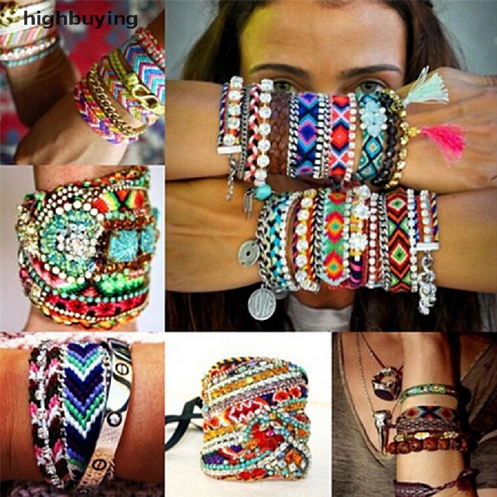 Boho string bracelets store